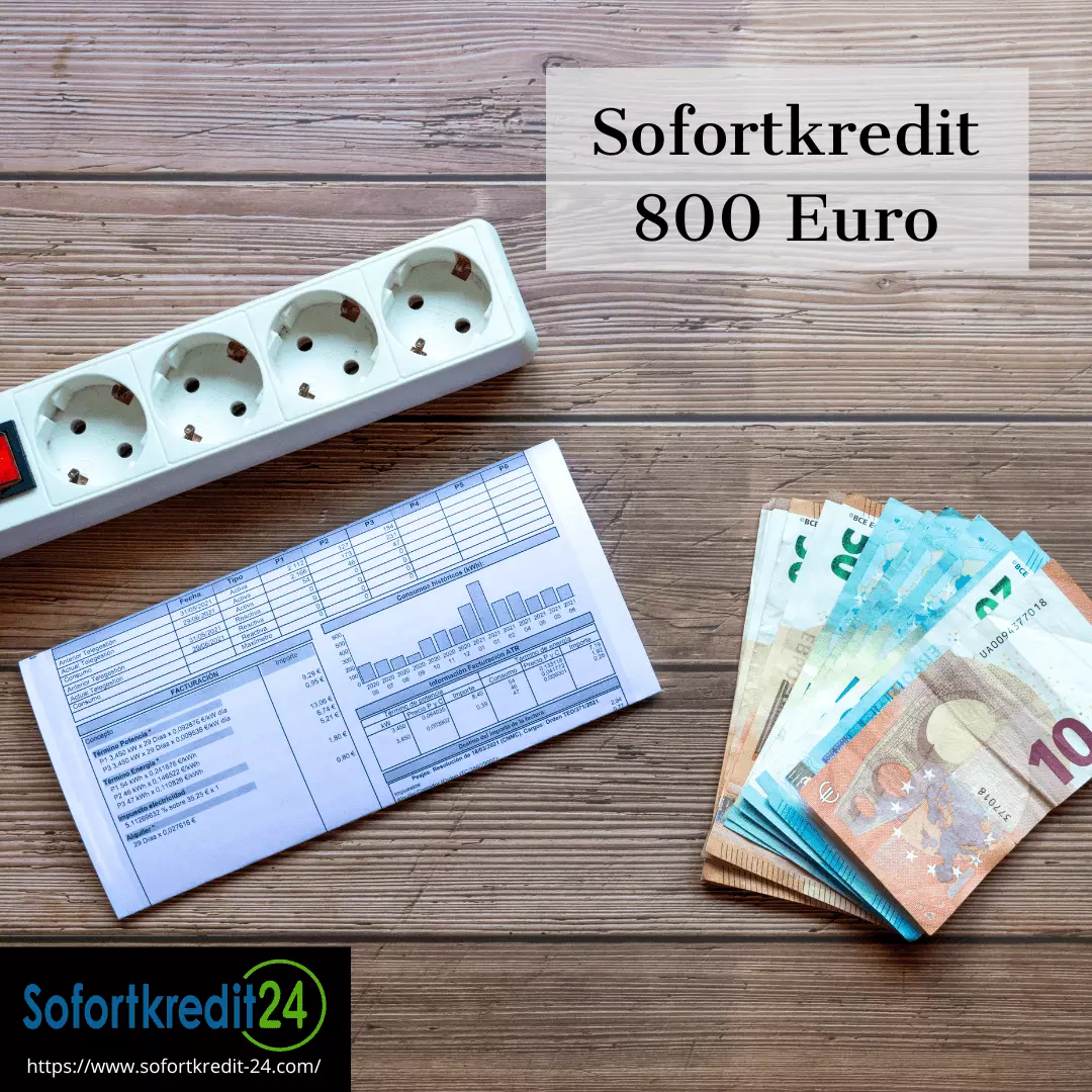 Sofortkredit 800 Euro