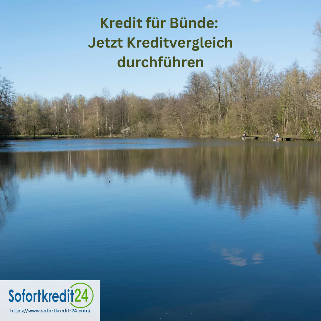 Kredit Bünde- einfacher Kreditrechner zum vergleichen