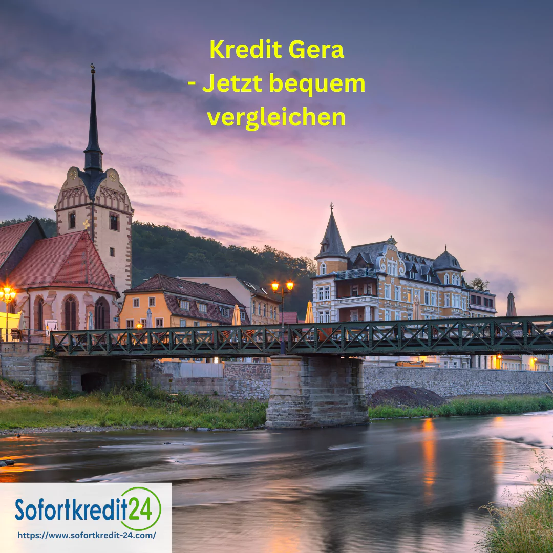 Kredit Gera - einfach & bequem beantragen